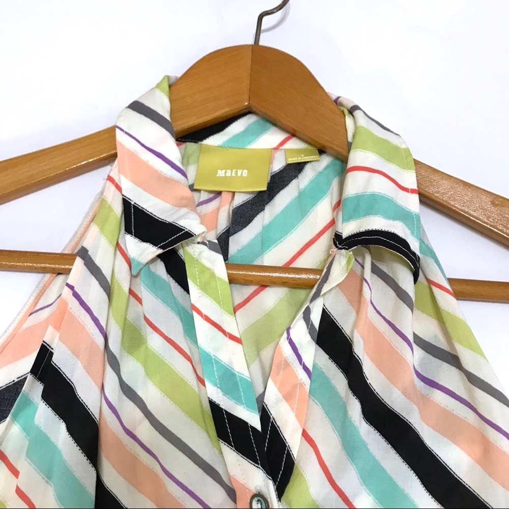 Maeve Striped Top - Picture 3 of 6